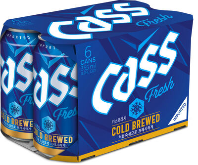 Cass Fresh Beer Can 355mL Pack 6 | Liquorland