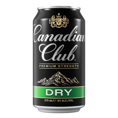Canadian Club Premium And Dry Can 375mL Each | Liquorland