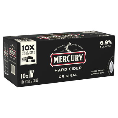 Mercury Hard Cider Can 375mL 10pk Pack 10 | undefined