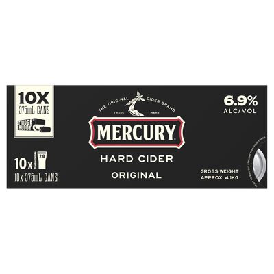 Mercury Hard Cider Can 375mL 10pk Pack 10 | undefined