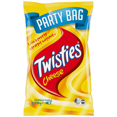 Smiths Twisties Party Bag Cheese 270gr Each | Liquorland