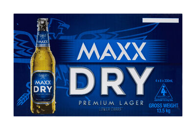 Maxx Dry Bottle 330mL Carton 24 | undefined