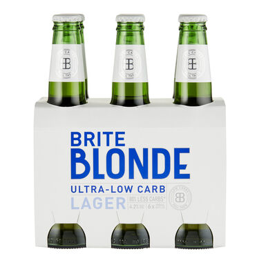 Brite Blonde Ultra Low Carb Bottle 330mL Pack 6 | Liquorland