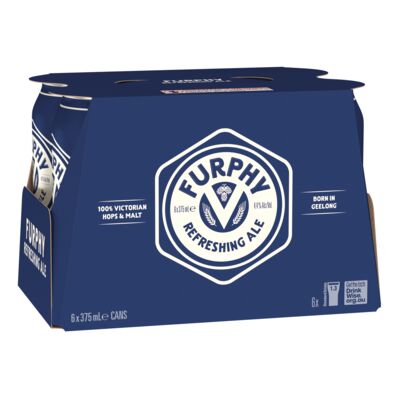 Furphy Refreshing Ale Can 375mL Pack 6 | Liquorland
