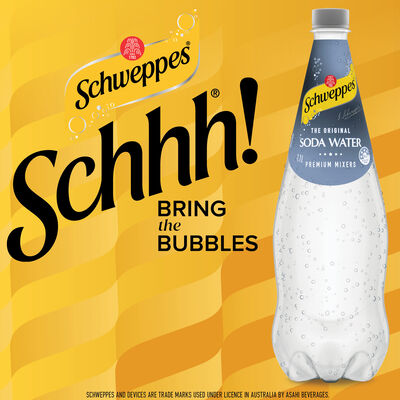 Schweppes Soda Water 1 1lt Each | Liquorland