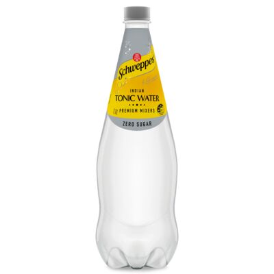 Schweppes Tonic Water Zero Sugar 1 1lt Each | Liquorland