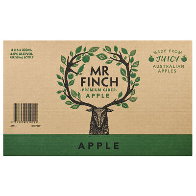 Mr Finch Apple Cider Bottle 330mL Carton 24 | undefined