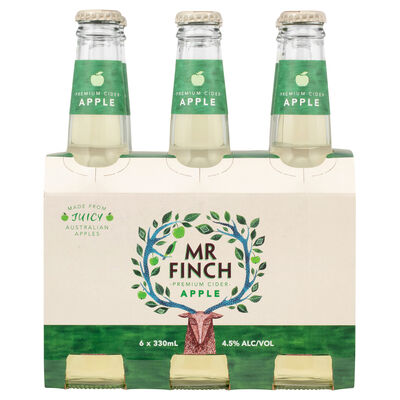 Mr Finch Apple Cider Bottle 330mL Pack 6 | Liquorland