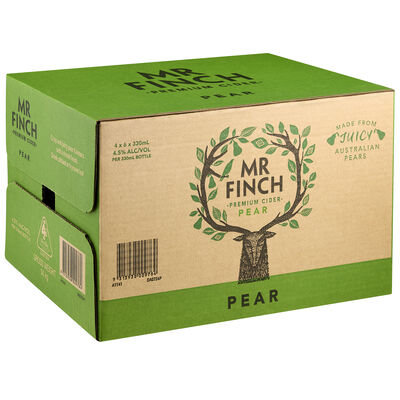 Mr Finch Pear Cider Bottle 330mL Carton 24 | undefined