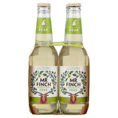 Mr Finch Pear Cider Bottle 330mL Pack 6 | Liquorland