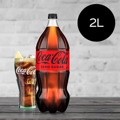 Coca Cola Zero Sugar Soft Drink 2000mL Each | Liquorland