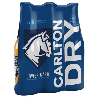 Carlton Dry Bottle 700mL Pack 3 | Liquorland