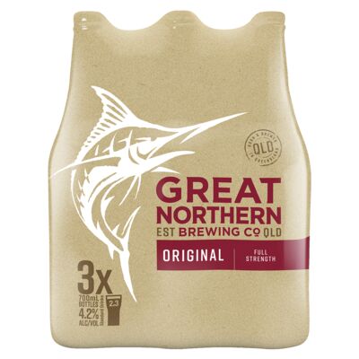 Great Northern Original Lager Bottle 700mL Pack 3 | undefined