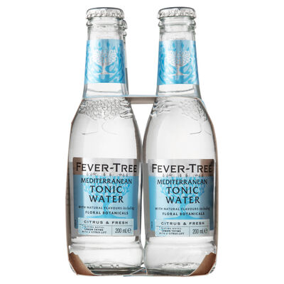 Fever Tree Mediterranean Tonic Water 200mL Pack 4 | Liquorland