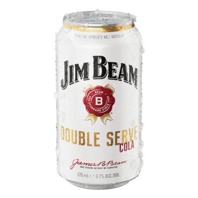 Jim Beam Double Serve Can 375mL Each | Liquorland