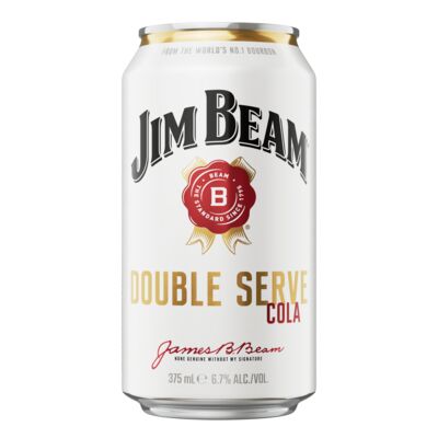 Jim Beam Double Serve Can 375mL Each | Liquorland