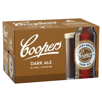 Coopers Dark Ale Bottle 375mL Carton 24 | Liquorland