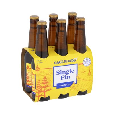 Gage Roads Single Fin Summer Ale Bottle 330mL Pack 6 | Liquorland