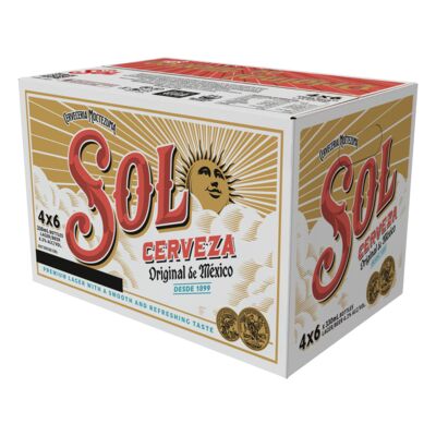 Sol Beer Bottle 330mL Carton 24 | Liquorland