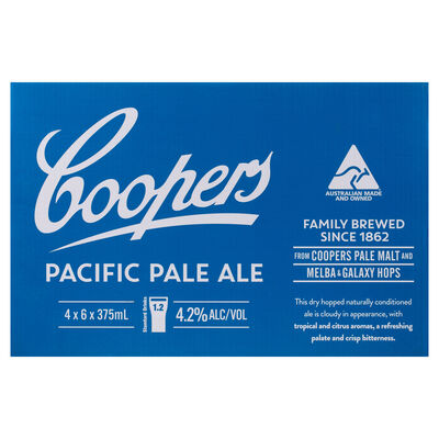 Coopers Pacific Ale Can 375mL Carton 24 | Liquorland