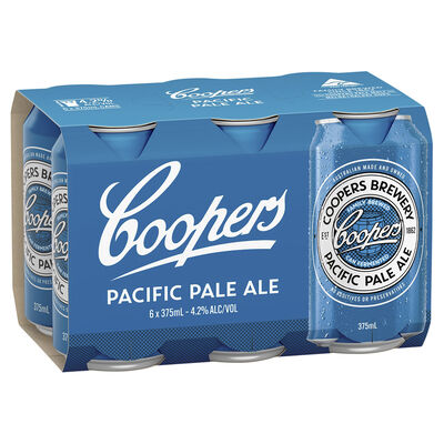 Coopers Pacific Ale Can 375mL Pack 6 | Liquorland
