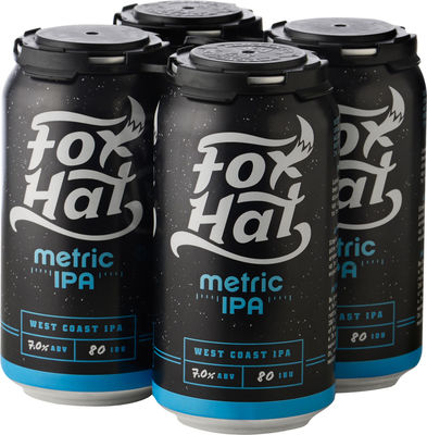Fox Hat Metric Ipa Can 375mL Pack 4 | Liquorland