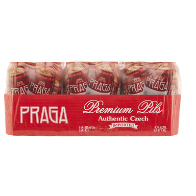 Praga Premium Pils Can 500mL Carton 24 | Liquorland