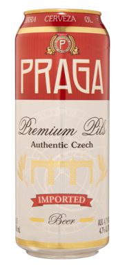 Praga Premium Pils Can 500mL Carton 24 | Liquorland