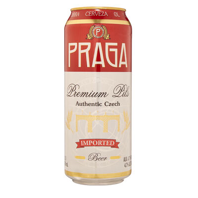 Praga Premium Pils Can 500mL Each | Liquorland