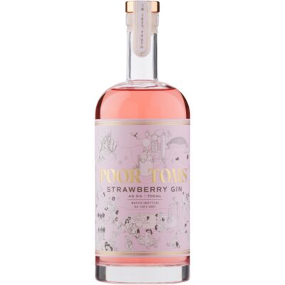 Poor Toms Strawberry Gin 700mL Each | Liquorland