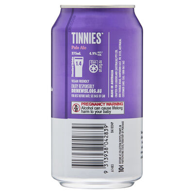 Tinnies Pale Ale Can 375mL Each | Liquorland