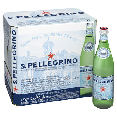 San Pellegrino Sparkling Mineral Water 750mL Carton 12 | Liquorland