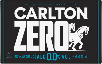 Carlton Zero Bottle 330mL Carton 24 | undefined