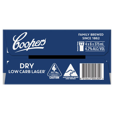 Coopers Dry Can 375mL Carton 24 | Liquorland