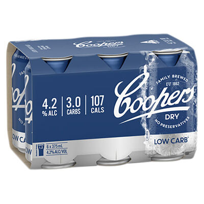 Coopers Dry Can 375mL Pack 6 | Liquorland
