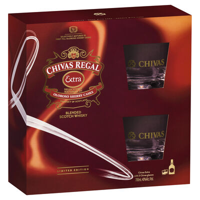 Chivas Regal Extra 13YO Whisky 700mL & 2 Glass Pack | Liquorland
