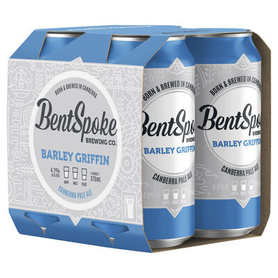 Bentspoke Barley Griffin Pale Ale Can 375mL Pack 4 | Liquorland