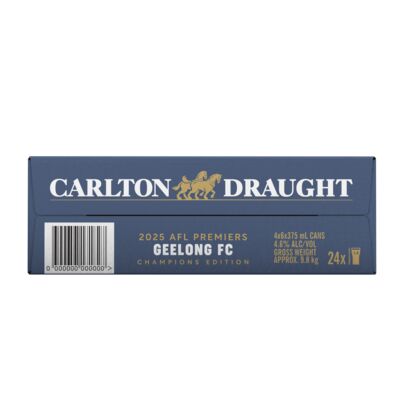Carlton Draught Geelong Premiership Can 375mL Carton 24 | Liquorland