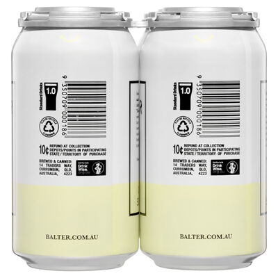 Balter Captain Sensible Can 375mL Pack 4 | Liquorland