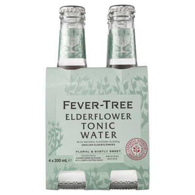 Fever Tree Elderflower Tonic 200mL Pack 4 | Liquorland