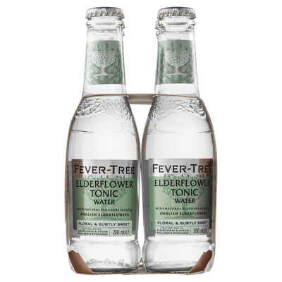 Fever Tree Elderflower Tonic 200mL Pack 4 | Liquorland