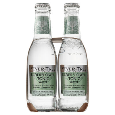 Fever Tree Elderflower Tonic 200mL Pack 4 | Liquorland