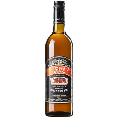 Stones Mac Full Strength Green Ginger Wine 750mL Each | Liquorland