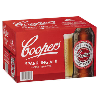 Coopers Sparkling Ale Bottle 375mL Carton 24 | undefined