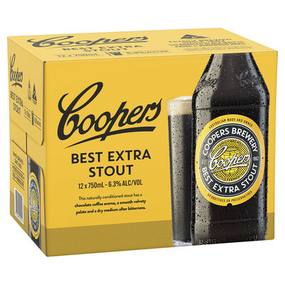 Coopers Extra Stout Bottle 750mL Carton 12 | undefined