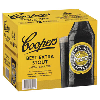 Coopers Extra Stout Bottle 750mL Carton 12 | undefined