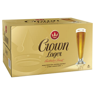 Crown Lager Bottle 375mL Carton 24 | Liquorland