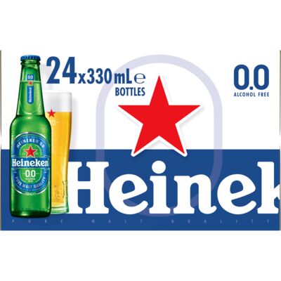 Heineken 0 0 Bottle 330mL Carton 24 | Liquorland