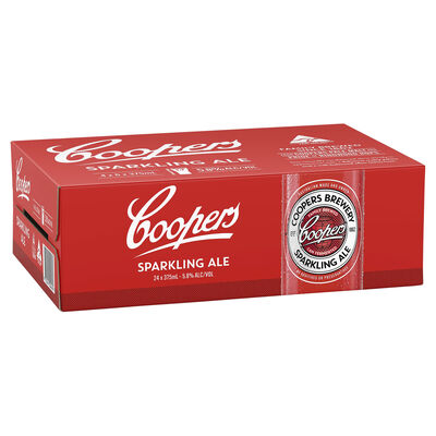 Coopers Sparkling Ale Can 375mL Carton 24 | Liquorland