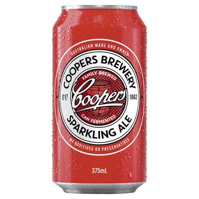 Coopers Sparkling Ale Can 375mL Each | Liquorland
